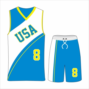 Sublimated Basket Ball Uniform